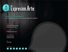 Tablet Screenshot of expresion-arte.com